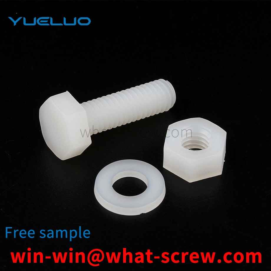 Customized nylon hex screws