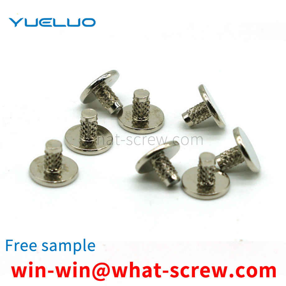 Reticulated Knurled Rivet Screws