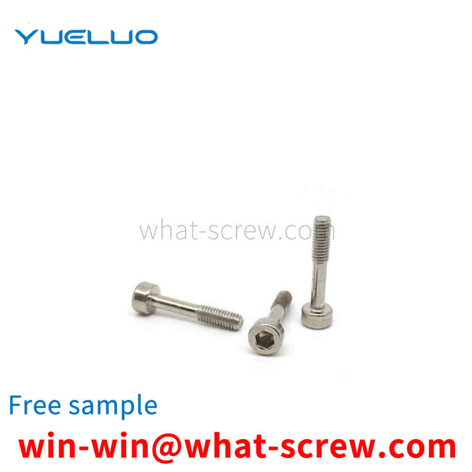 Hexagon socket captive screws