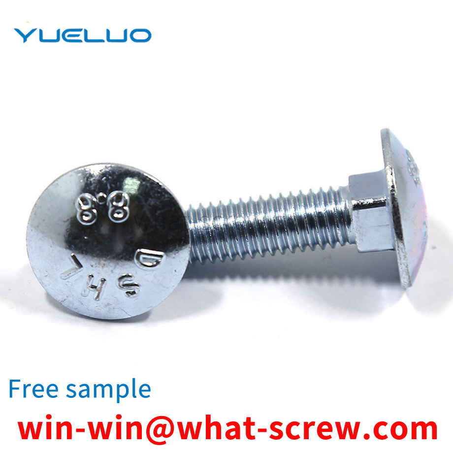 Galvanized carriage bolts