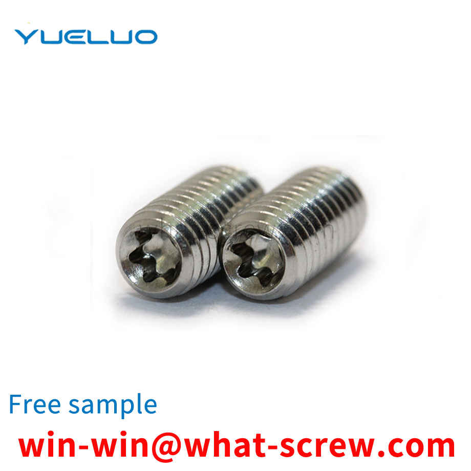 Flat end stop screw M2