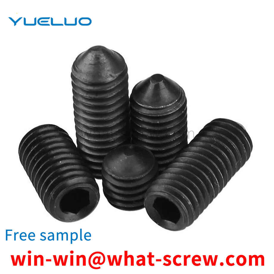 Headless hexagon socket screw