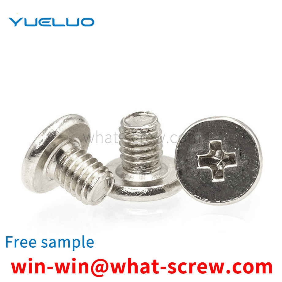 Flat head machine screw