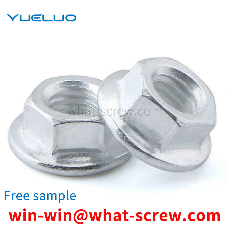 Customized aluminum flange nuts