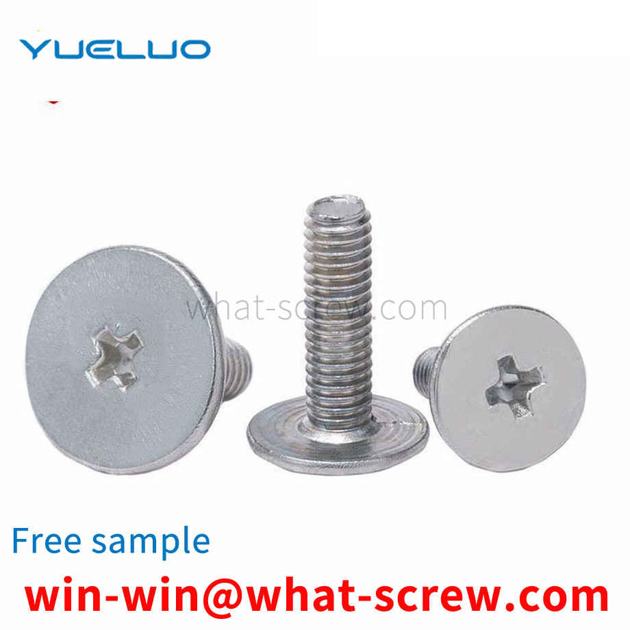 Large flat head screw