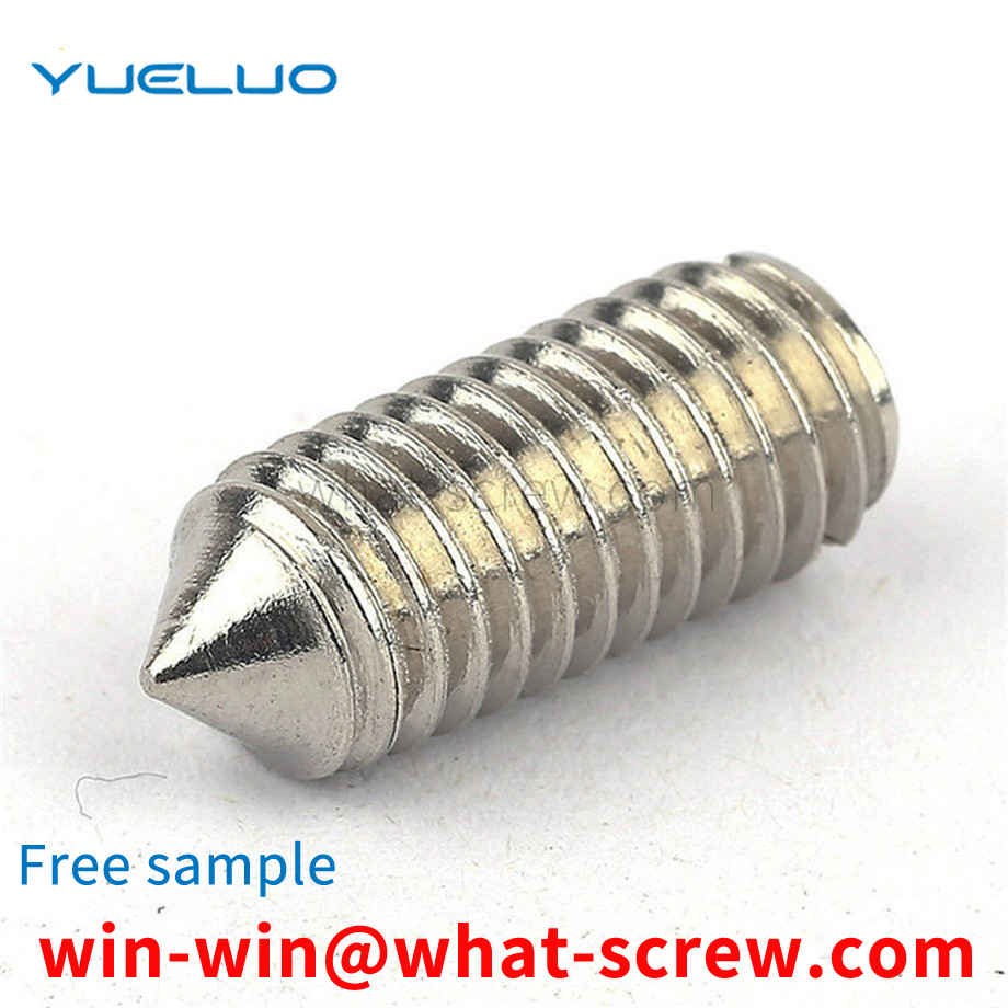 Slotted set screws