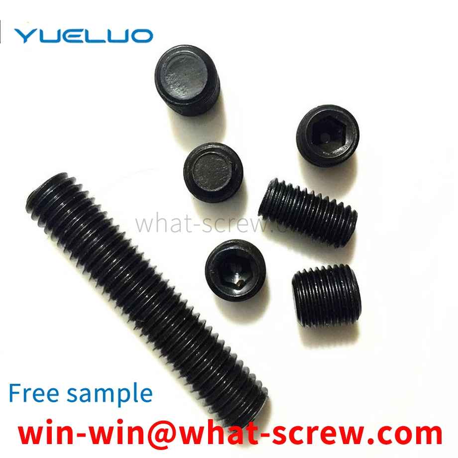 Hexagon socket flat point set screws