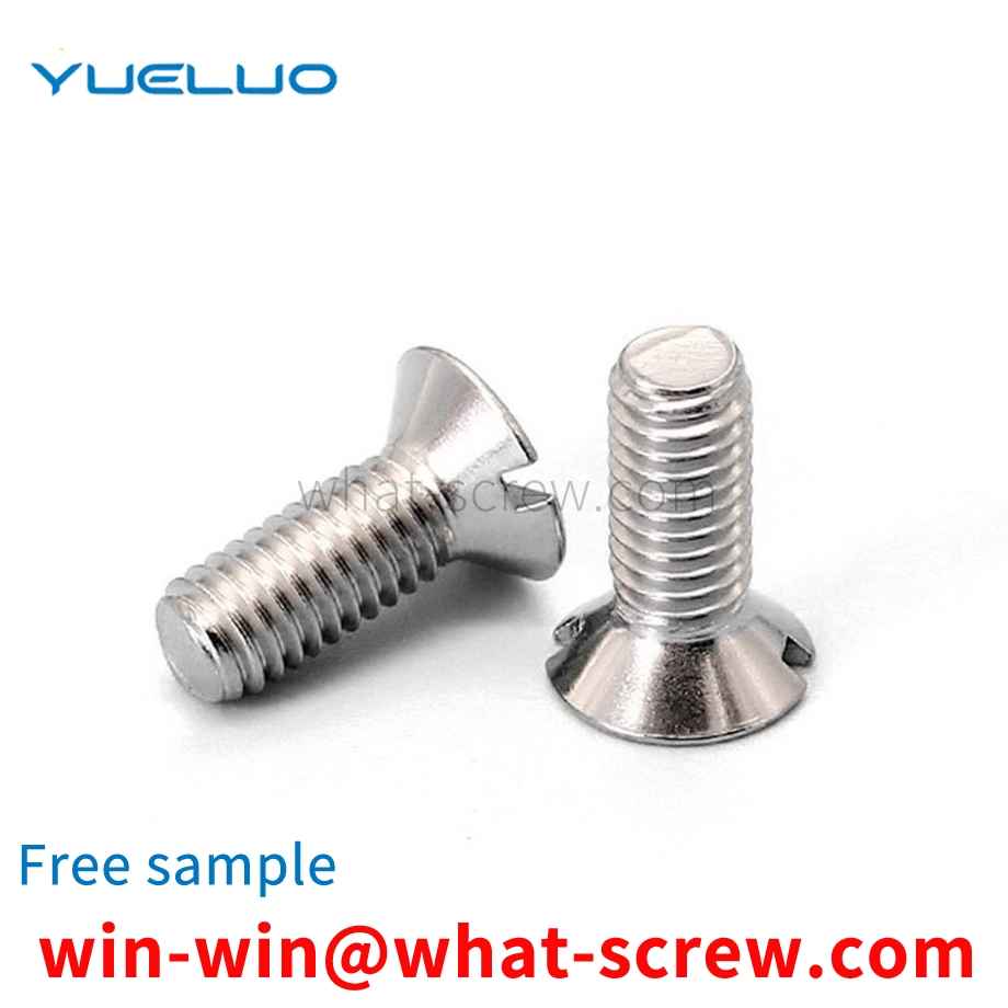 GB68 Slotted Countersunk Head Screws