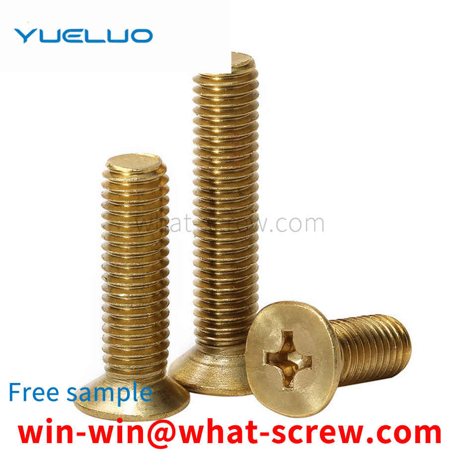 Copper Flat Head Screws