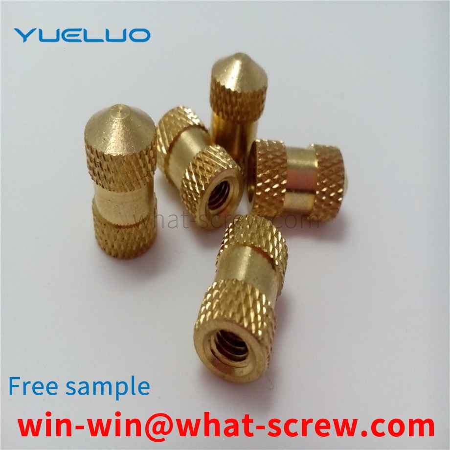 Various specifications of injection molded copper nuts