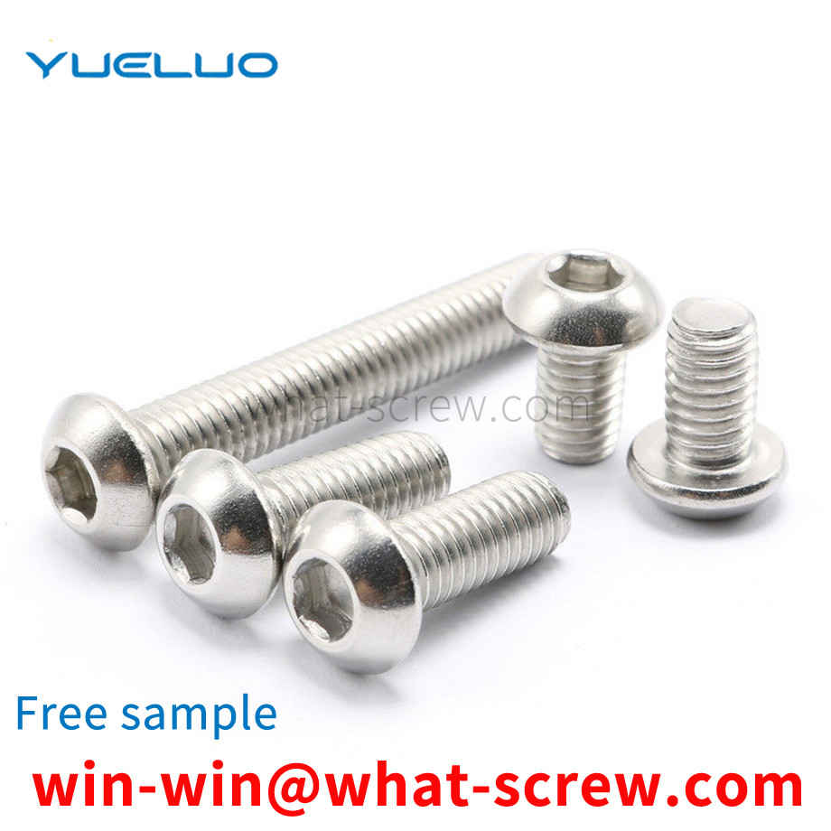 Round head socket head cap screws