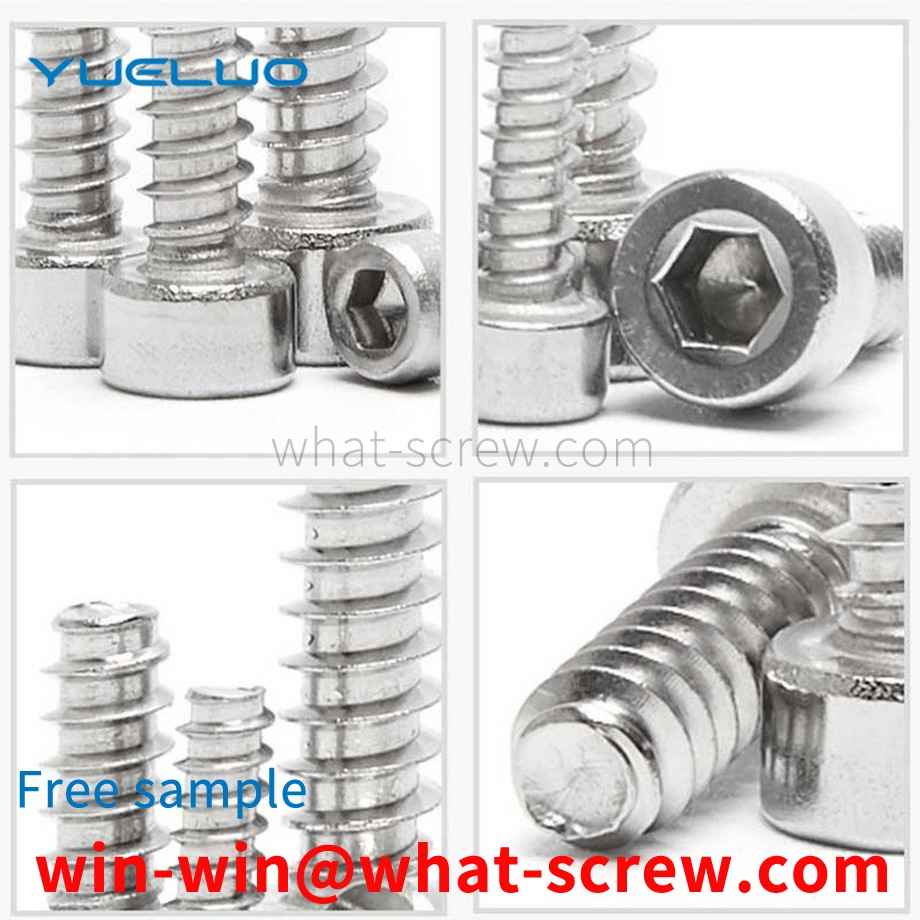 Hexagon socket head flat tail self-tapping screws