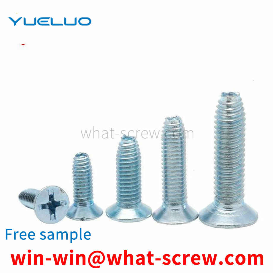 Customized 8.8-level countersunk head triangle teeth self-tapping screw