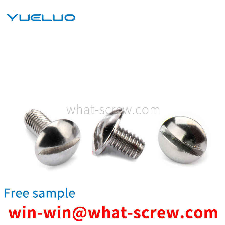 Production of flat head screws