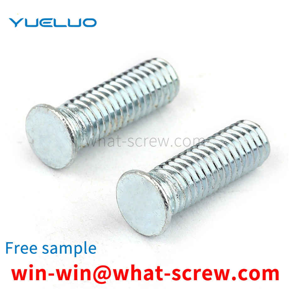 Pressure riveting screws