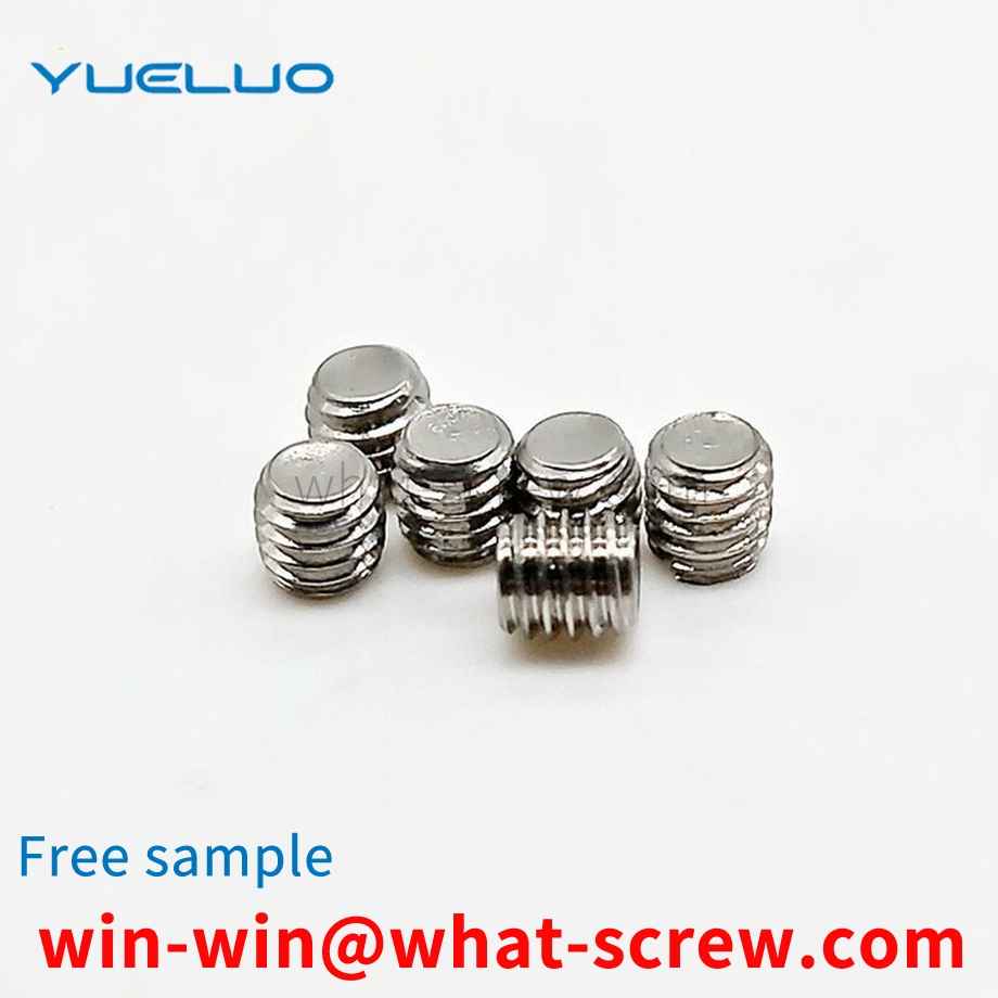 Custom Flat End Internal Phillips Screws