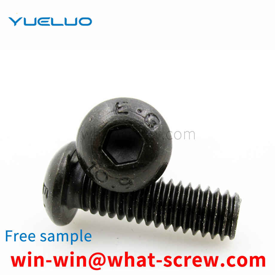 Round head socket head cap screws