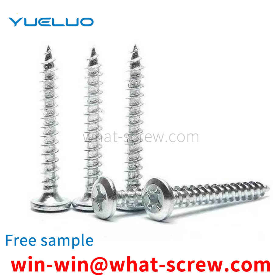 Flat head furniture screws