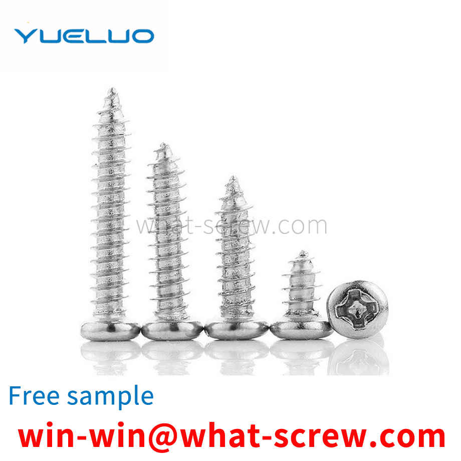 Production of round head self-tapping screws
