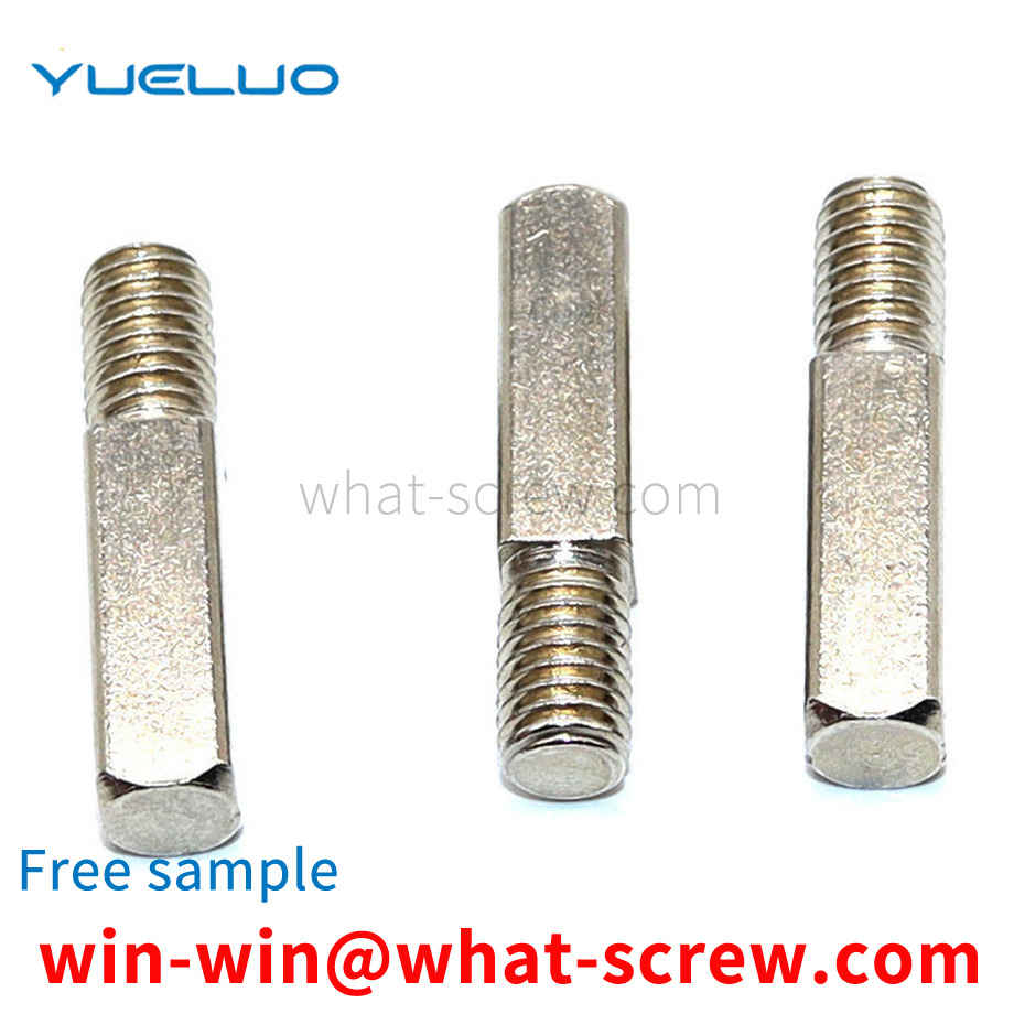 Round cube half thread screw M2