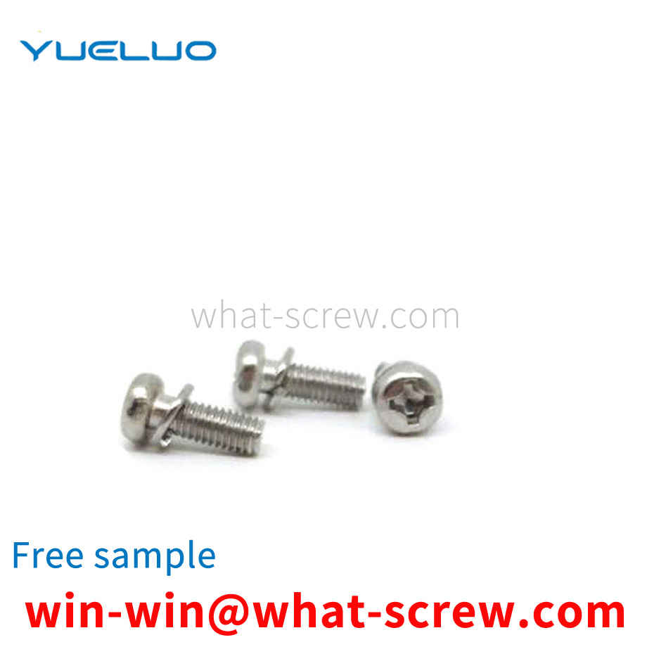 Pan head screw with pad