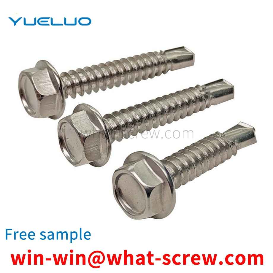 Machining Stainless Steel Hexagon Drill Bit Screws