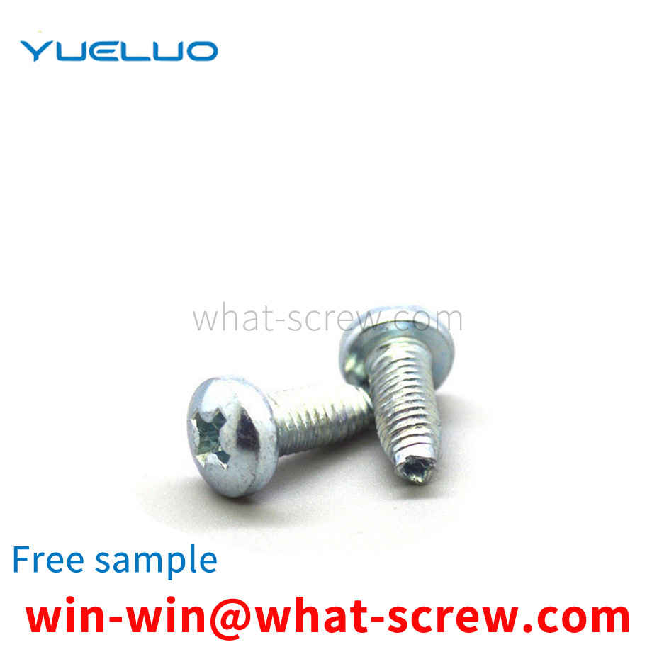 Steel plate screw for cabinet