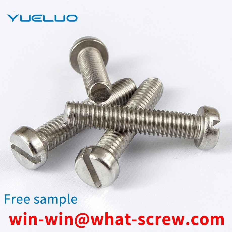 Slotted cylinder head screws