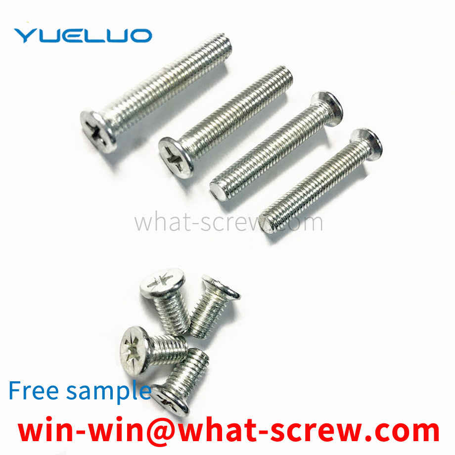 Customized Cross Countersunk Head Machine Screws