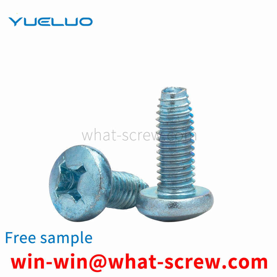 Cross pan head self-tapping self-locking screws