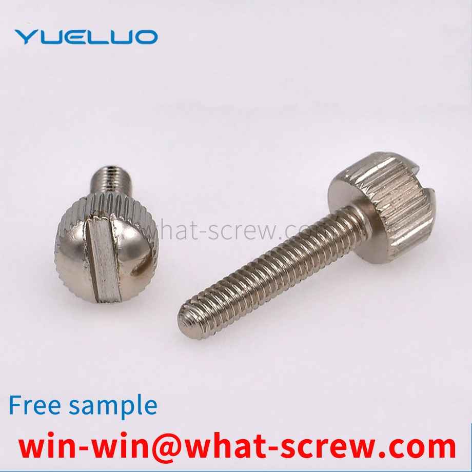 knurled screw