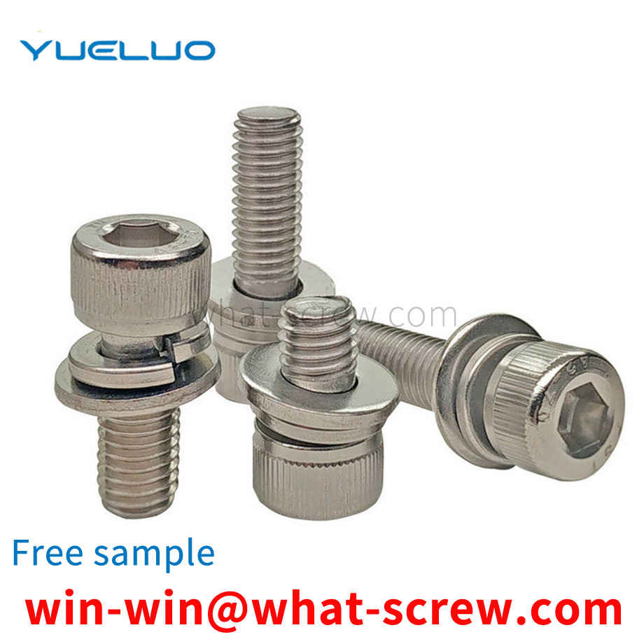 Customized Hexagon Three Combination Screws