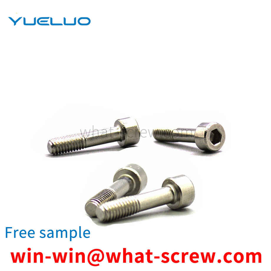 Hexagon socket head half screw