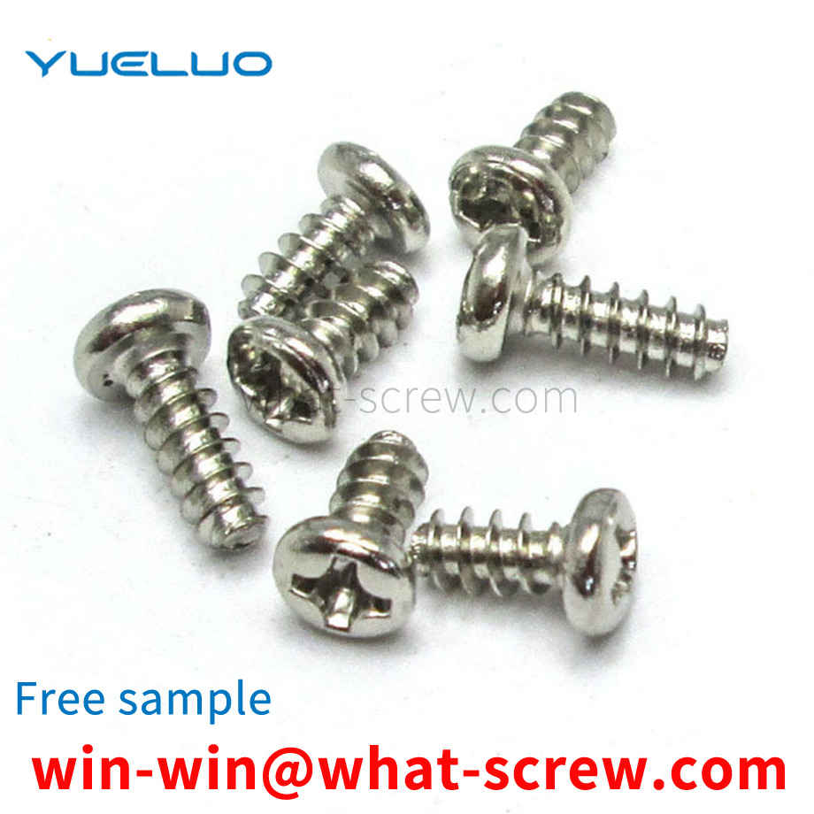 Round head flat tail self-tapping screw