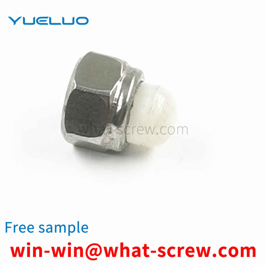 Nylon self-locking ball cap nut