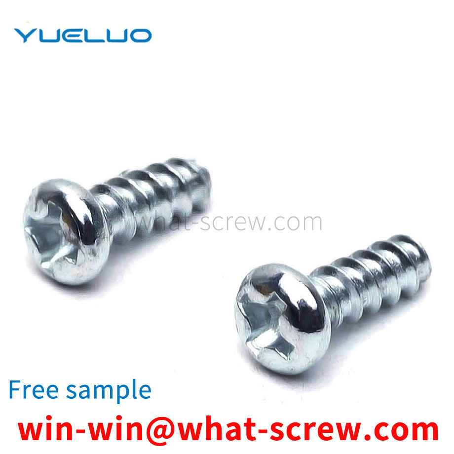 Flat tail self-tapping screw