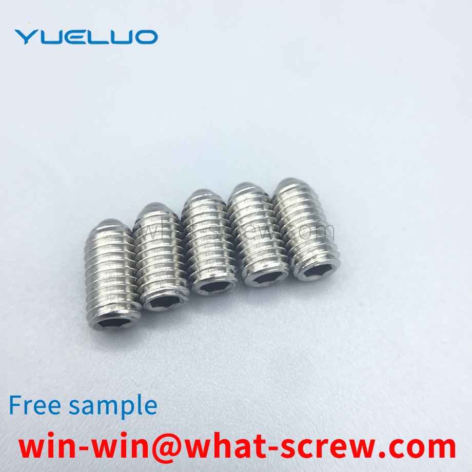 Hexagon socket glass ball screw