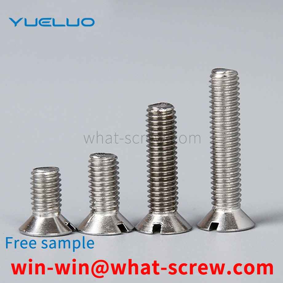 Supply slotted countersunk head screws