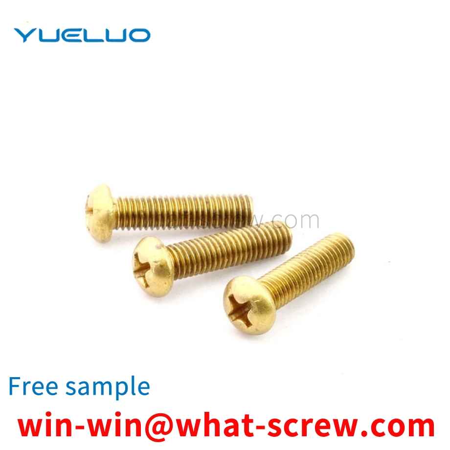 Phillips round head pan head screws