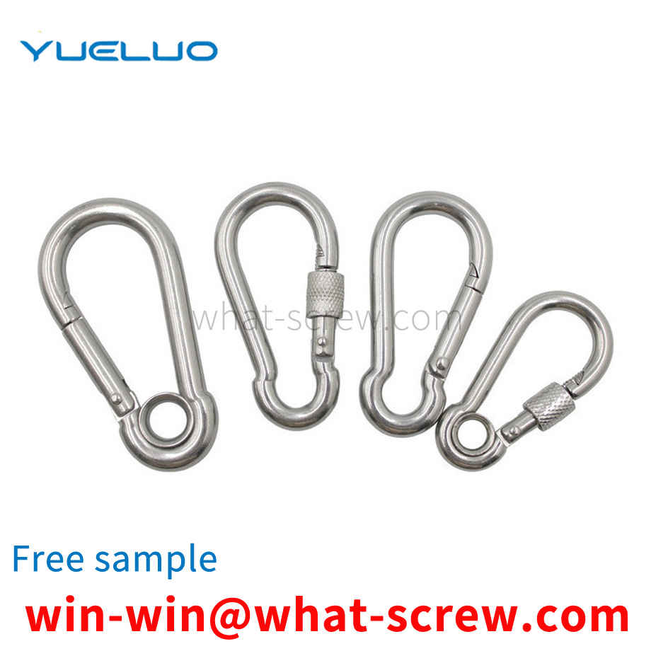 Customized connection carabiner hook rigging