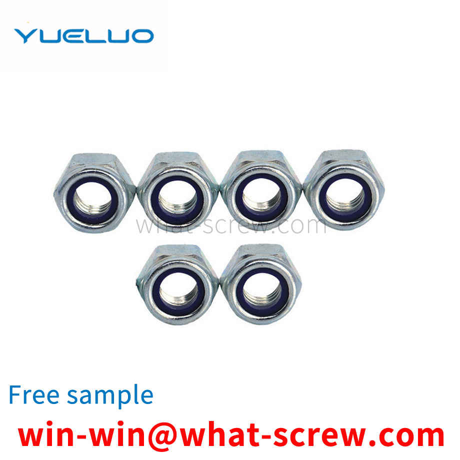 Blue Zinc Self-Locking Nut