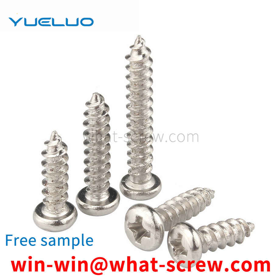 Round head self-tapping screws