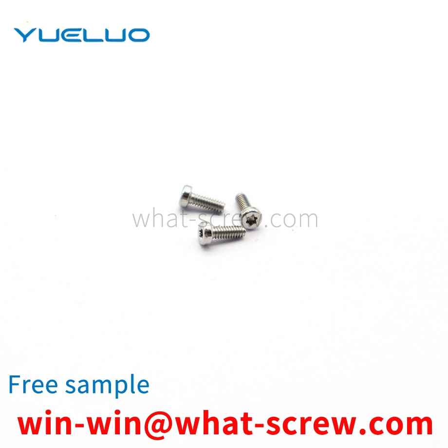 Miniature eyeglass instrument screw