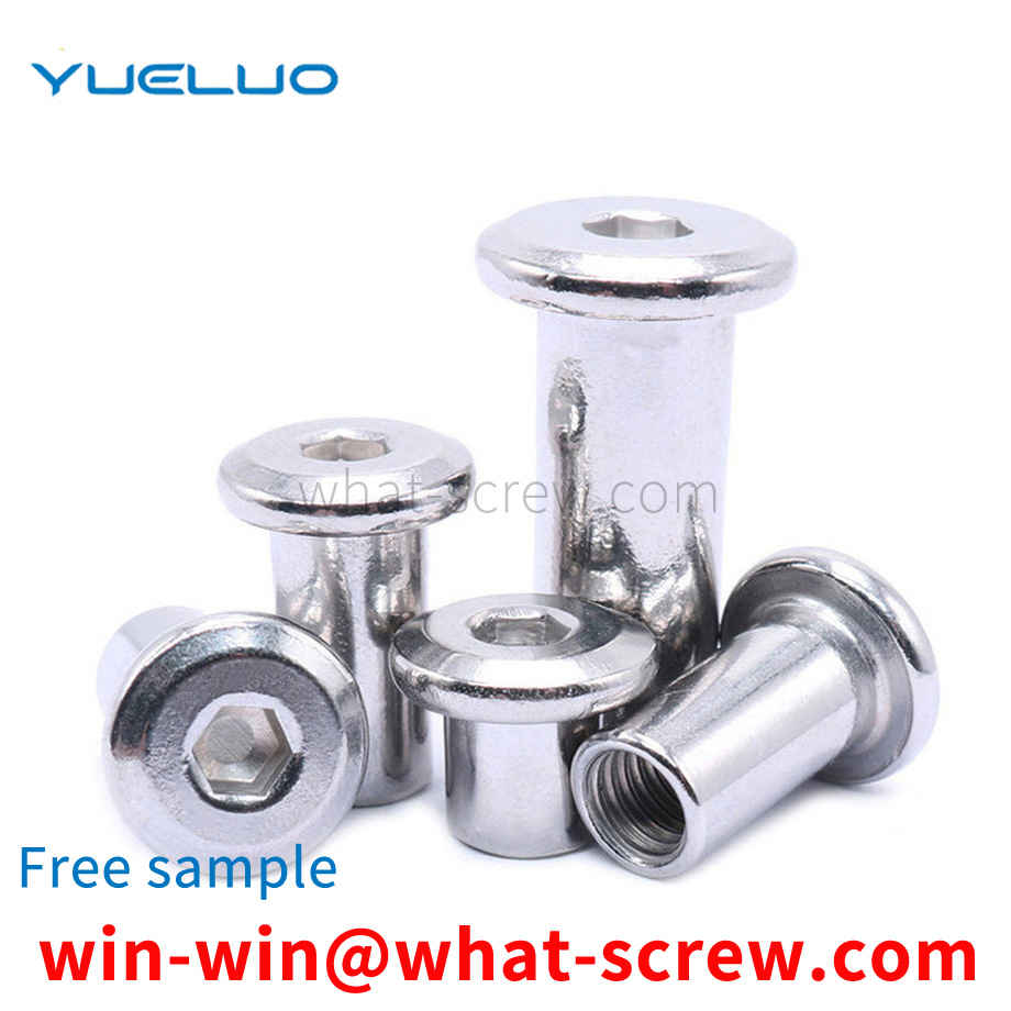 Flat head chamfered hexagon socket nuts