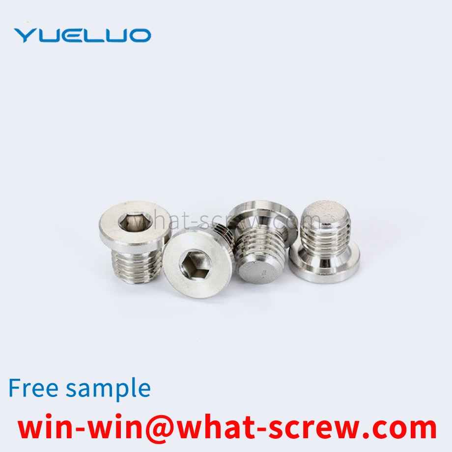 Flange oil plug