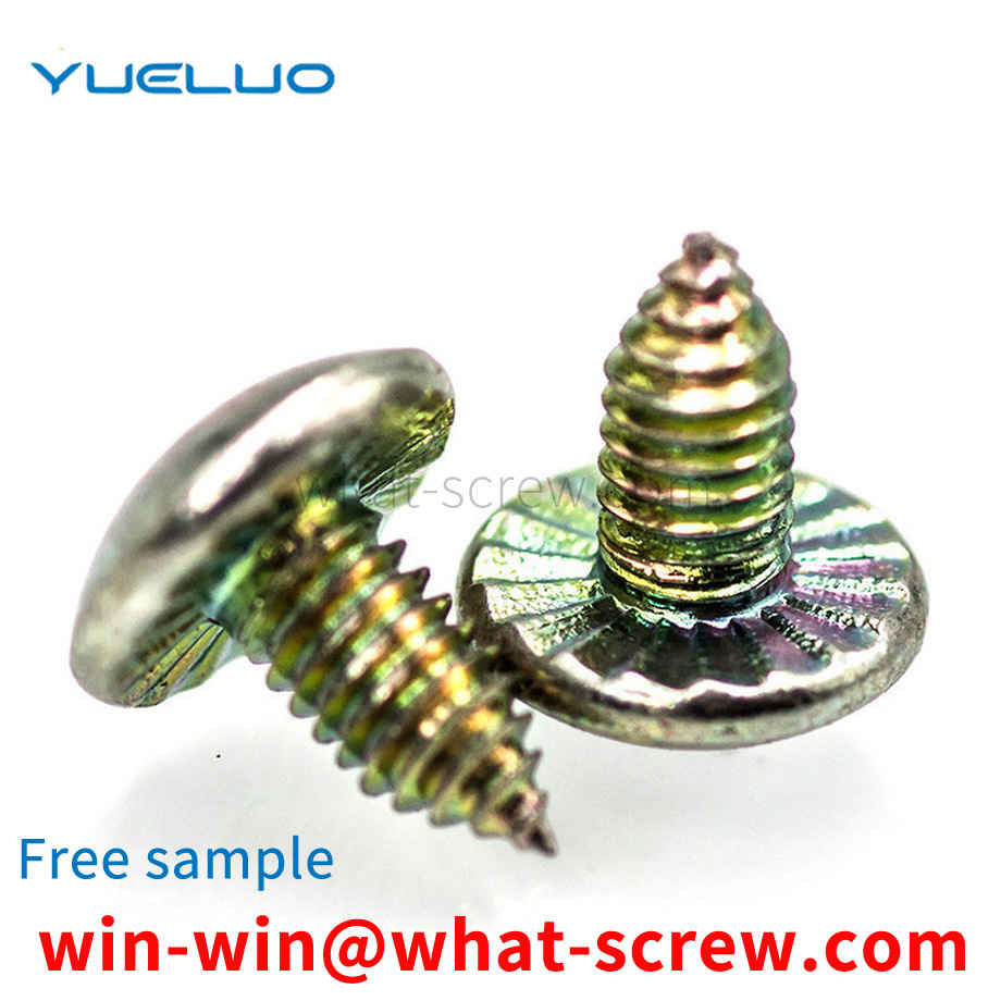 Large flat head machine screw