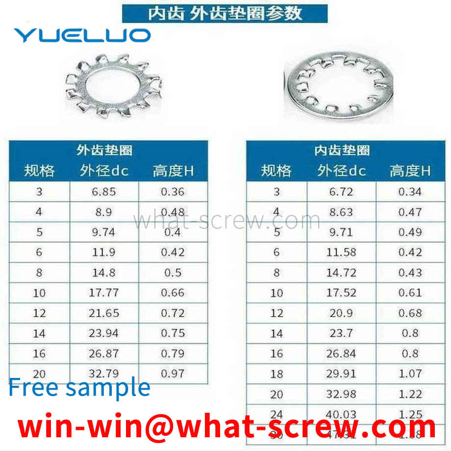 Machined Iron External Tooth Lock Washers