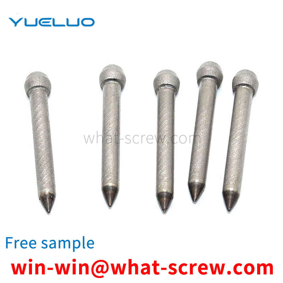 Round head long shank screw without thread