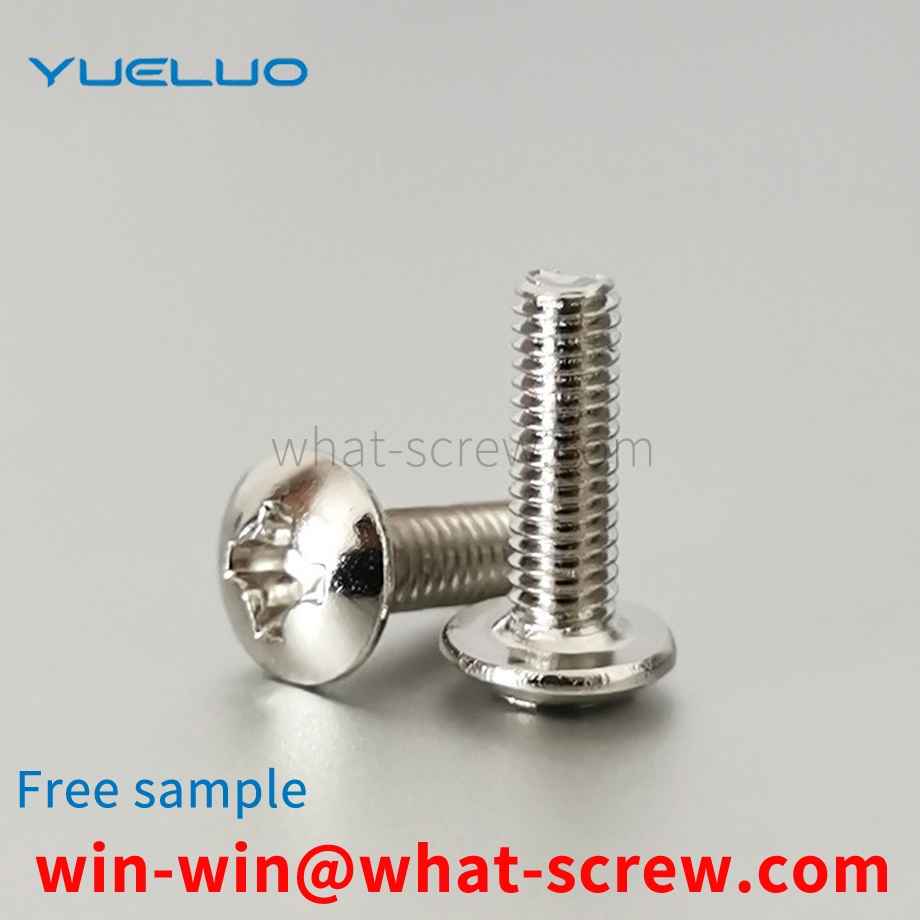 Customized large flat head screws