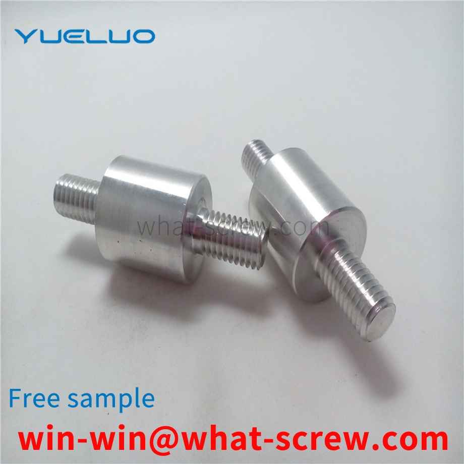 Double head aluminum screw